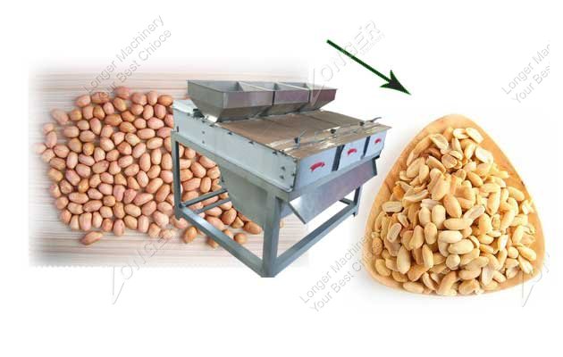 groundnut peeling machine