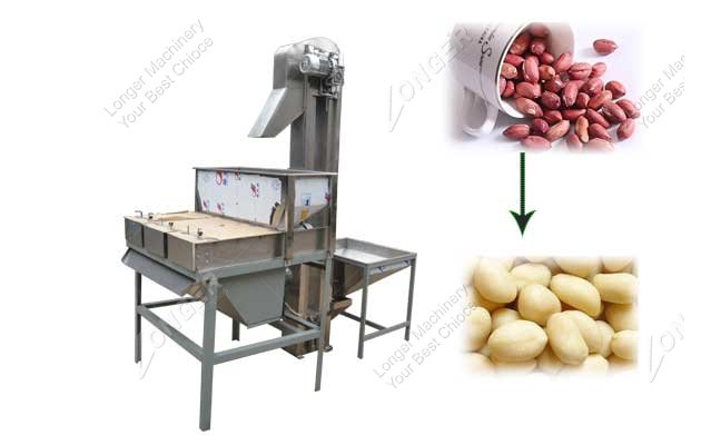 peanut skin removing machine