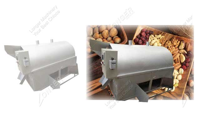 almond roasting drying machine