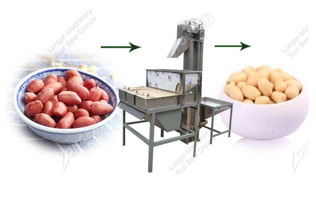 peanut peeling machine