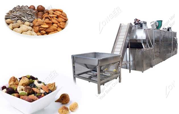 continuous nut roaster